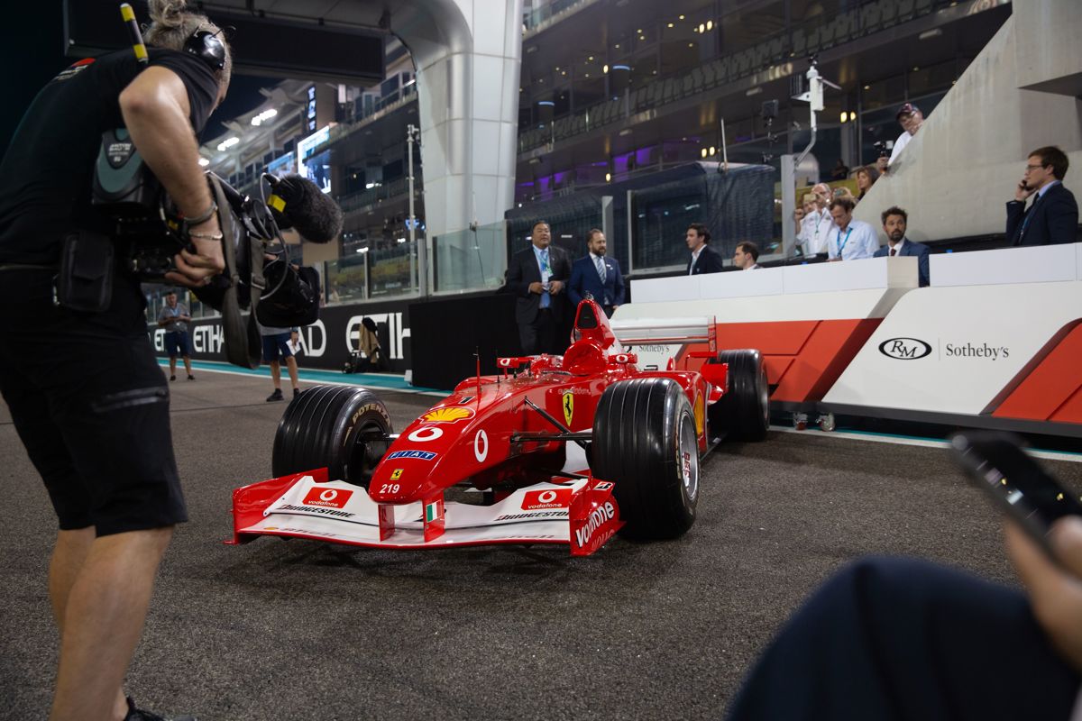 2002 Ferrari F2002 offered at RM Sotheby’s Abu Dhabi live auction 2019